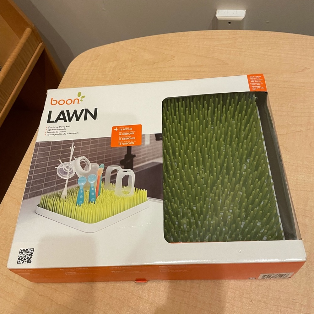 Boon lawn baby bottles dying rack like new